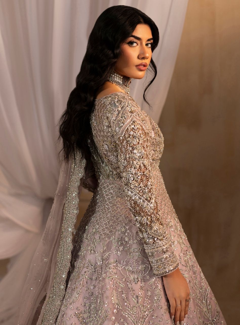 Tehwaar by Anayra Amal RTW Embroidered Net 3 Piece Suit Zeenia Wedding Collection