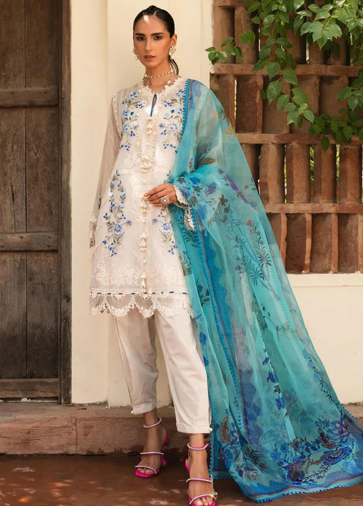 Muzlin By Sana Safinaz Embroidered Woven Suits Unstitched 3 Piece SS23MZ 6A - Summer Collection