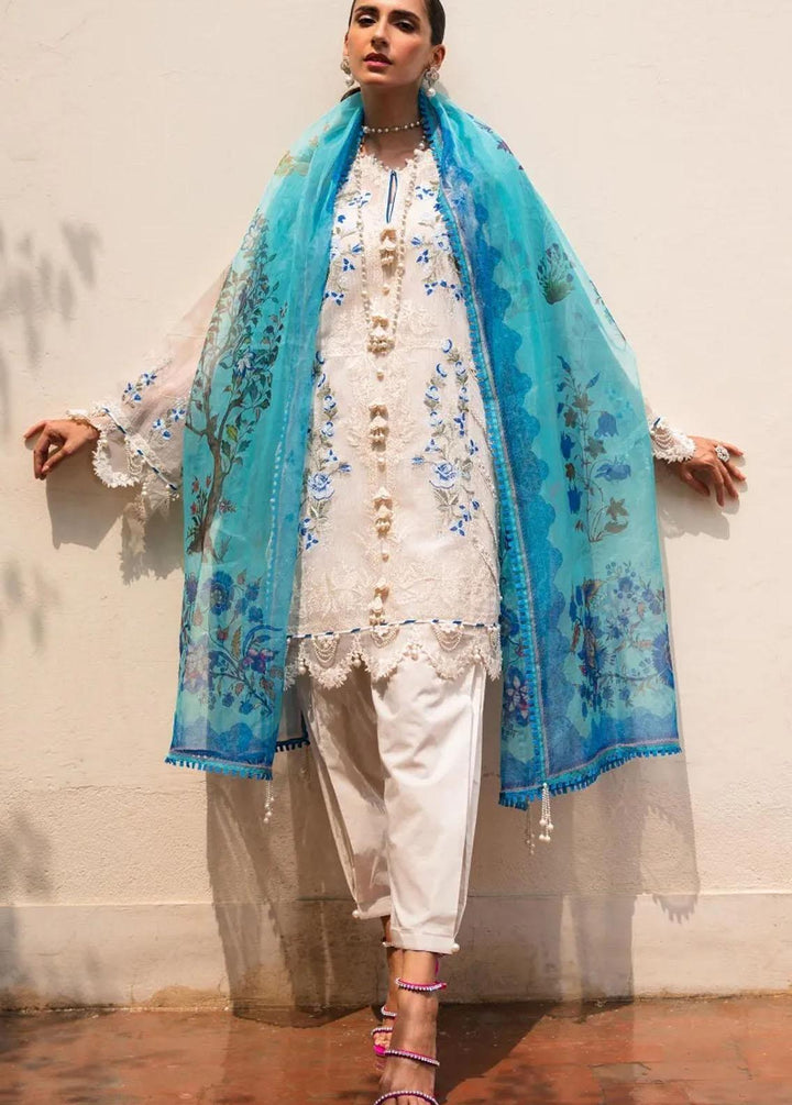 Muzlin By Sana Safinaz Embroidered Woven Suits Unstitched 3 Piece SS23MZ 6A - Summer Collection