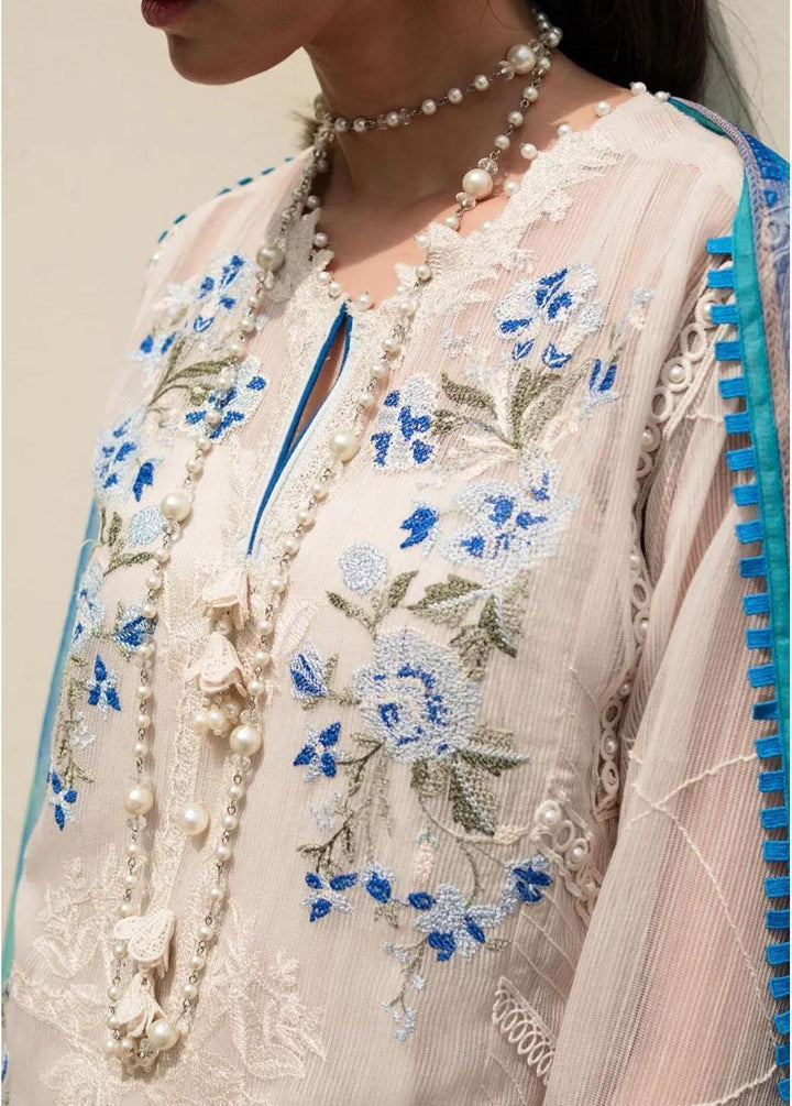 Muzlin By Sana Safinaz Embroidered Woven Suits Unstitched 3 Piece SS23MZ 6A - Summer Collection