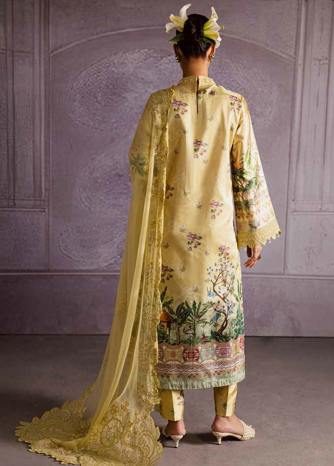 The Silk by Nureh Embroidered Silk Suits Unstitched 3 Piece NU25SU S-30 - Festive Collection