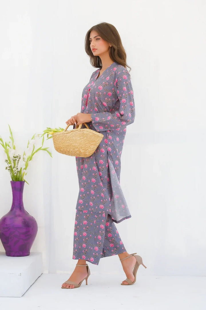 Dhaga Women Pret Printed 2 Piece Lawn Matching Separate FW24DSP0030 - Summer Collection