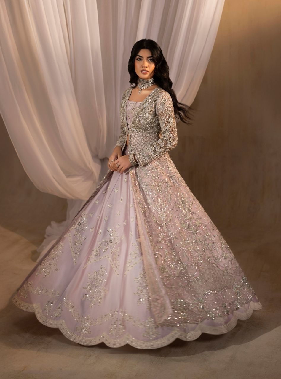 Tehwaar by Anayra Amal RTW Embroidered Net 3 Piece Suit Zeenia Wedding Collection