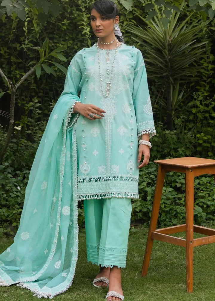 Muzlin By Sana Safinaz Embroidered Chambray Suits Unstitched 3 Piece SS23MZ 5B - Summer Collection