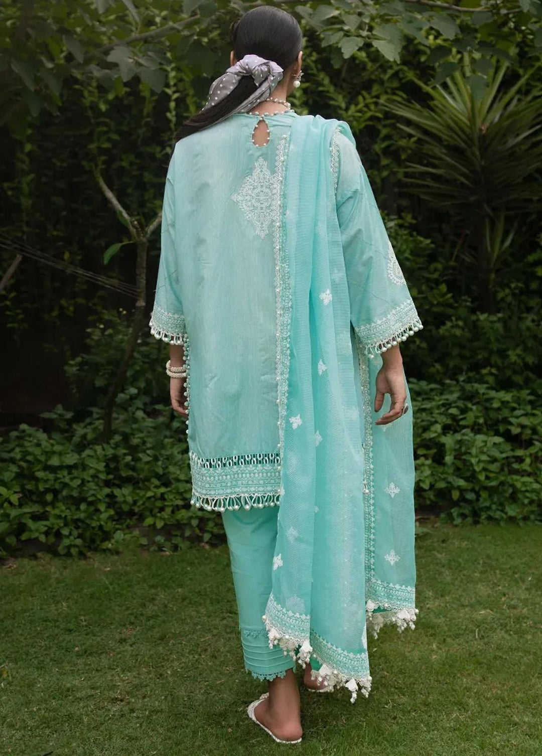 Muzlin By Sana Safinaz Embroidered Chambray Suits Unstitched 3 Piece SS23MZ 5B - Summer Collection