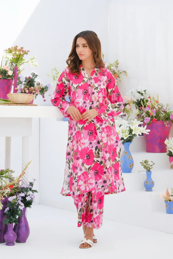Dhaga Women Pret Printed 2 Piece Lawn Matching Separate FW24DSP0031 - Summer Collection