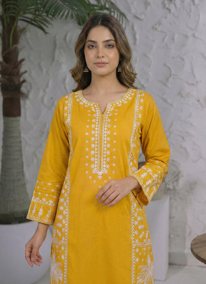 Gulbahar by Ishq e Rang RTW Embroidered Lawn 2 Piece Suit Amber Grace Festive Collection