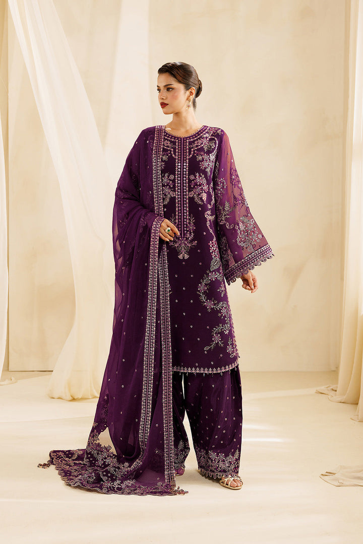 Sireine by Alizeh Fashion Unstitched Embroidered Chiffon 3 Piece Suit AF26UCS AF-CH-2299-CASCADE - Festive Collection