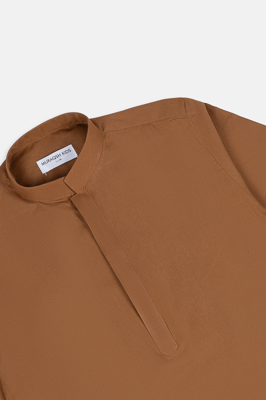 Muraqsh Ready To Wear Solids  Boys Camel Cotton Kurta Trouser MUR-CCKT - Summer Collection