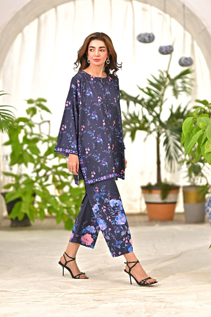 Dhaga Women Pret Printed 2 Piece Soft Crepe Cielle SS25DSP501 - Summer Collection
