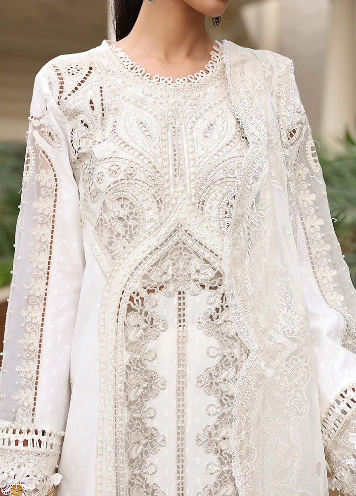 Maria B Unstitched Embroidered Lawn 3 Piece Suit MB26ULE D1 - Eid Collection
