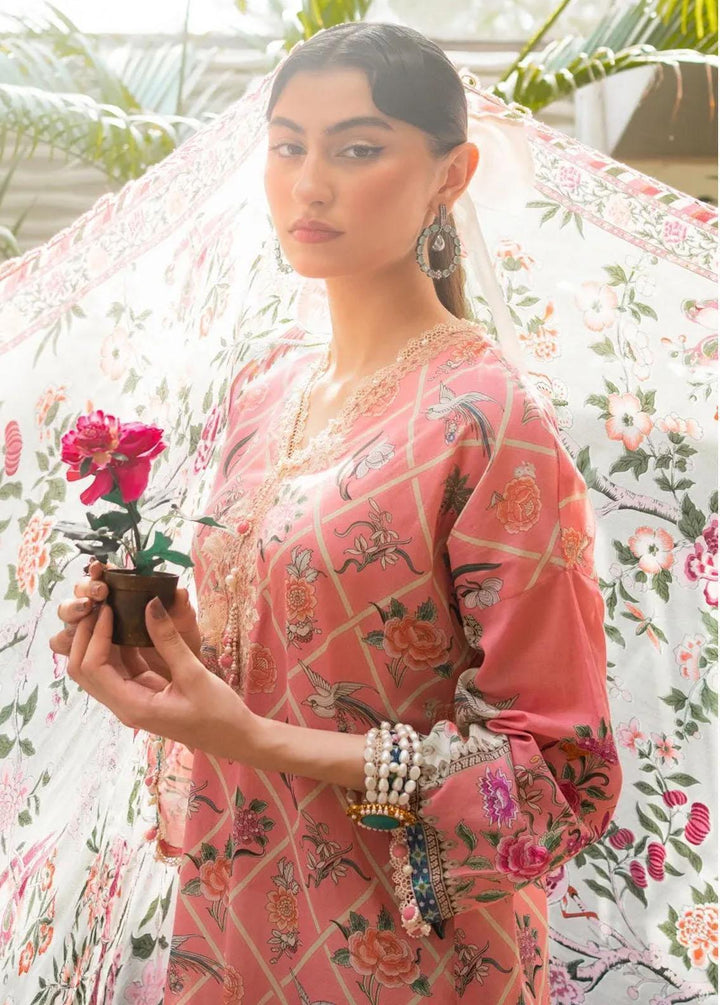 Muzlin By Sana Safinaz Embroidered Lawn Suits Unstitched 3 Piece SS23MZ 4B - Summer Collection