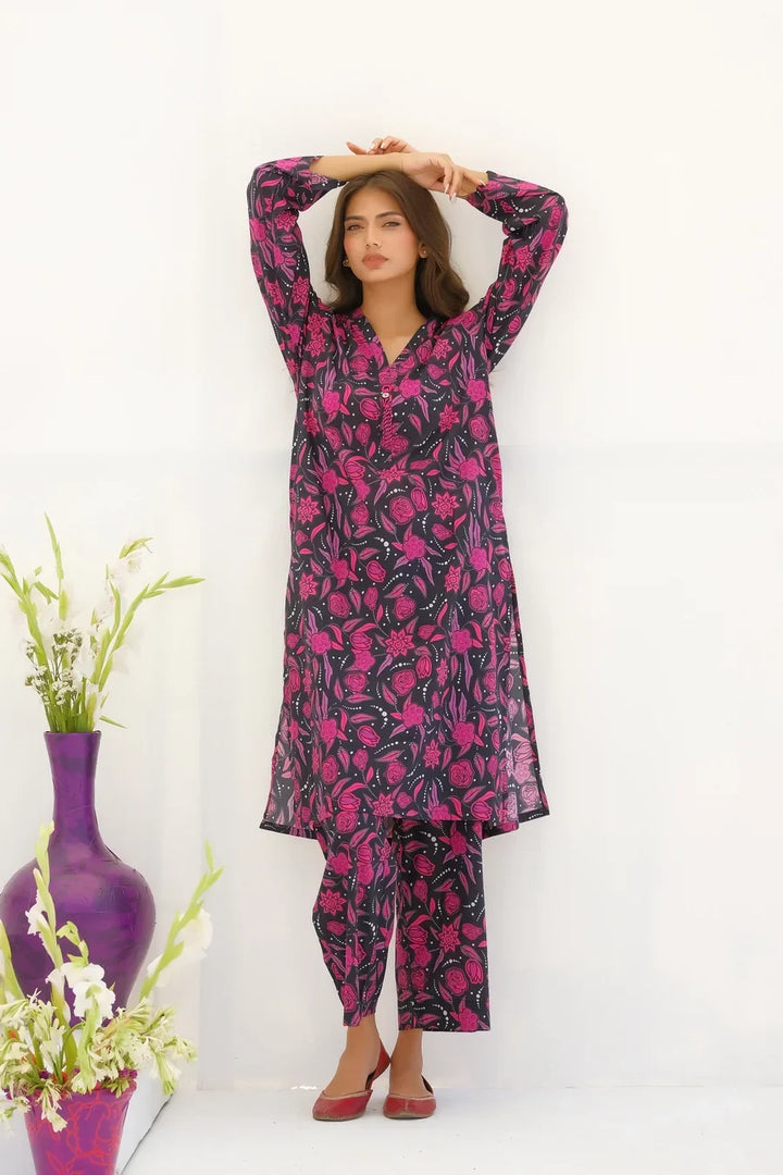 Dhaga Women Pret Printed 2 Piece Lawn Matching Separate FW24DSP0033 - Summer Collection