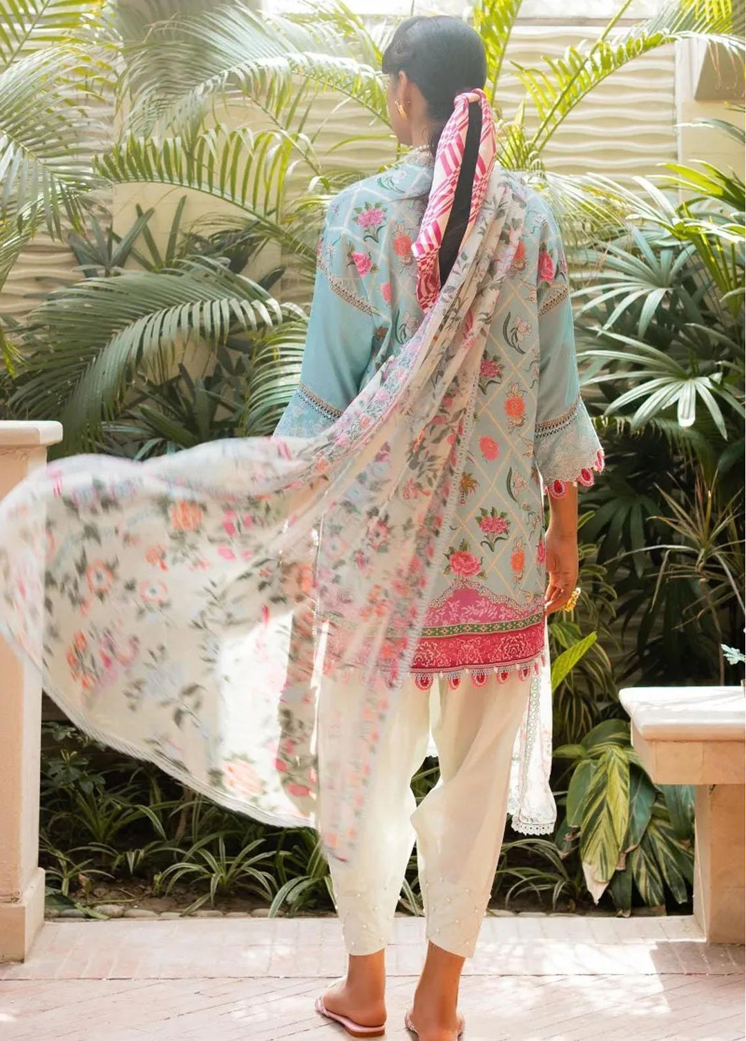 Muzlin By Sana Safinaz Embroidered Lawn Suits Unstitched 3 Piece SS23MZ 4A - Summer Collection
