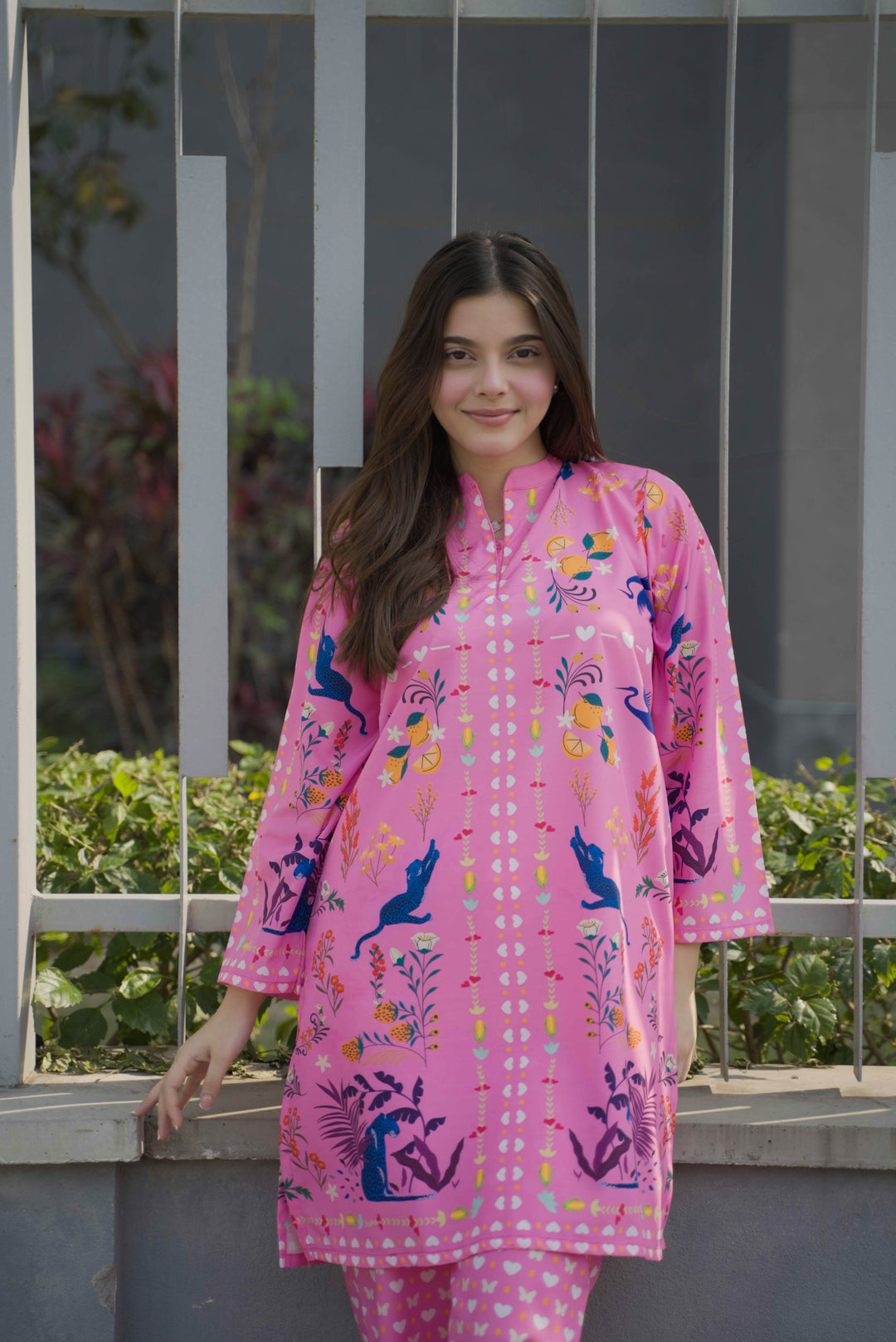 Dhaga Women Pret Printed 2 Piece Soft Crepe Claire SS25DSP288 - Summer Collection