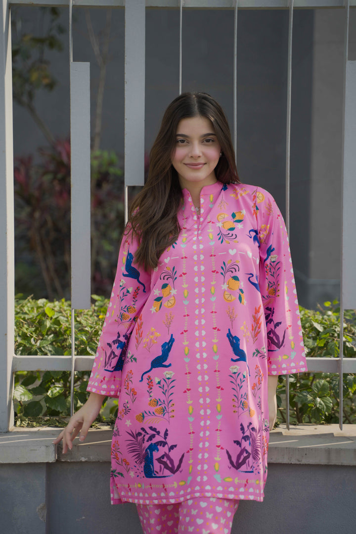 Dhaga Women Pret Printed 2 Piece Soft Crepe Claire SS25DSP288 - Summer Collection