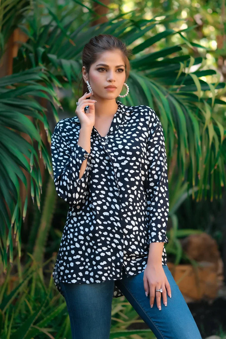 Dhaga Women Western Solids T- Shirt jersy Relax Fit DS10005 - Summer Collection