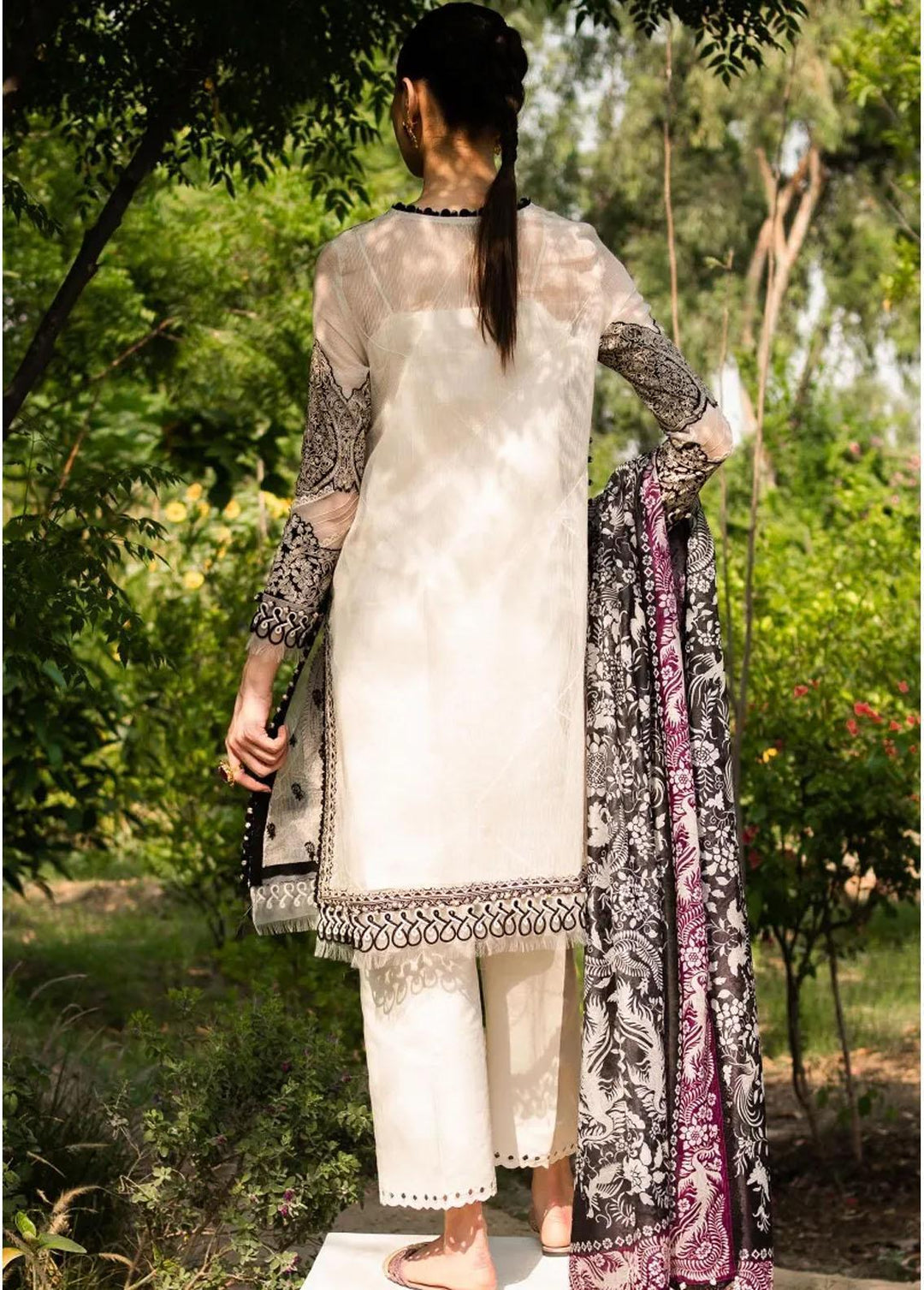 Muzlin By Sana Safinaz Embroidered Woven Suits Unstitched 3 Piece SS23MZ 3B - Summer Collection