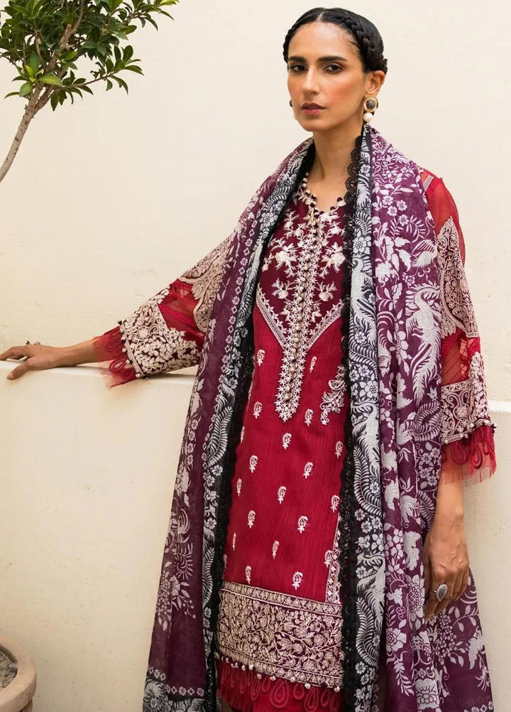 Muzlin By Sana Safinaz Embroidered Woven Suits Unstitched 3 Piece SS23MZ 3A - Summer Collection