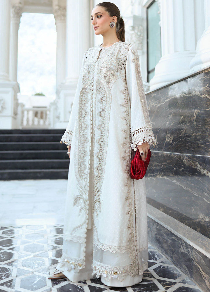 Maria B Unstitched Embroidered Lawn 3 Piece Suit MB26ULE D1 - Eid Collection