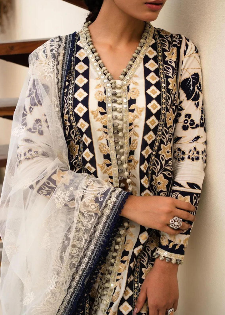 Muzlin By Sana Safinaz Embroidered Lawn Suits Unstitched 3 Piece SS23MZ 2B - Summer Collection