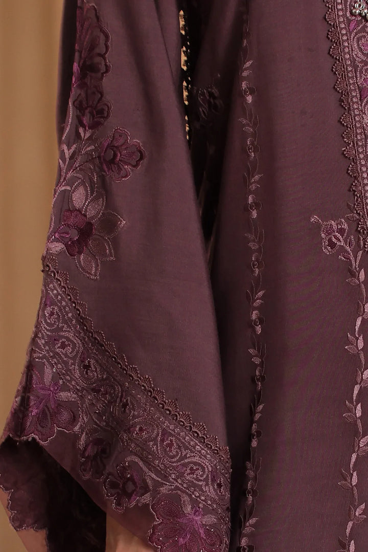 Noor by Saadia Asad Unstitched Embroidered Linen 3 Piece Suit SA26UNL D5 A - Winter Collection