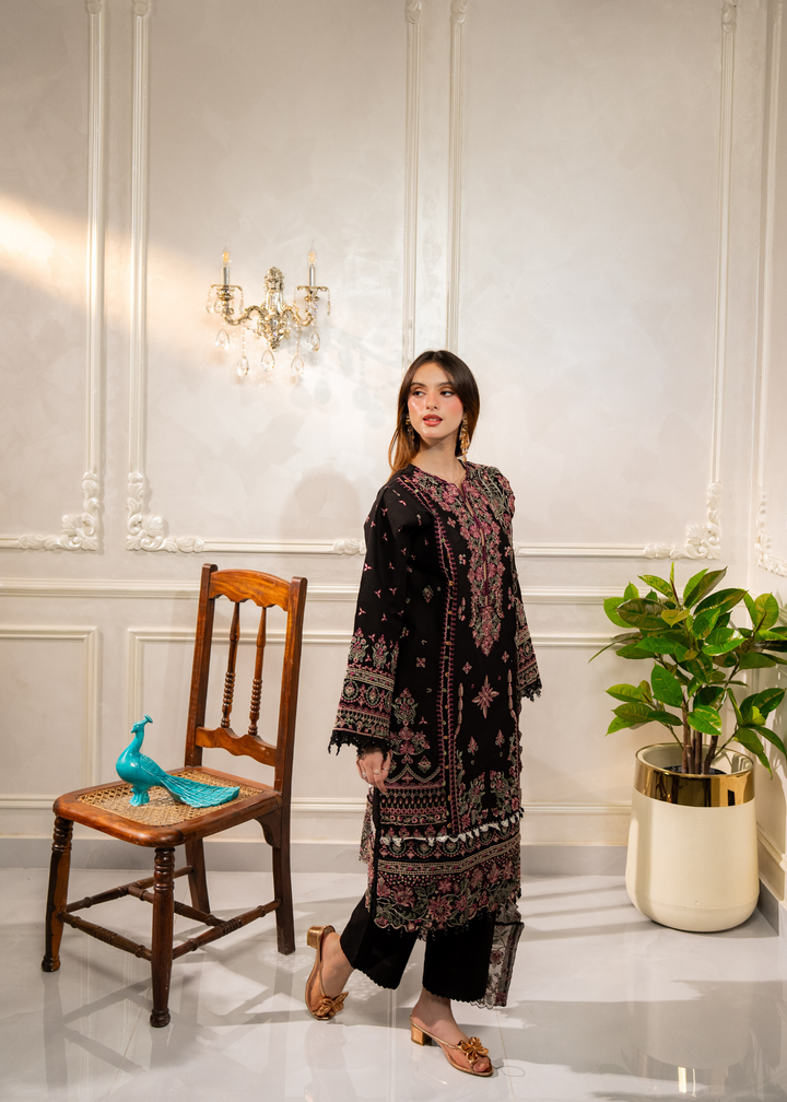 Aria By Meerak RTW Embroidered Lawn 3 Piece Suit Lael Festive Collection