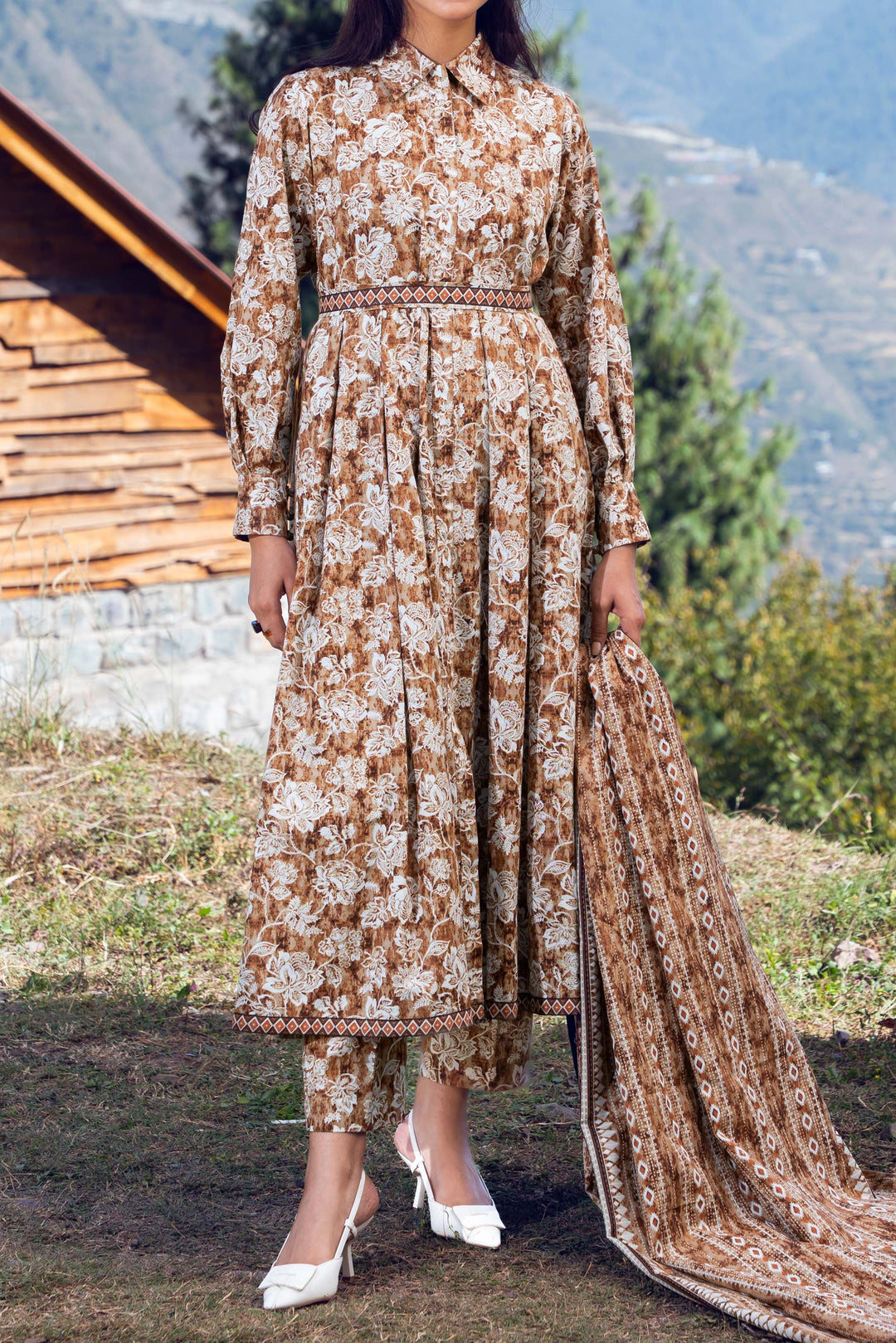 Narmin by Narkin's Unstitched Printed Khaddar 3 Piece Suit NN26UK NUWKDP-3135 - Casual Collection