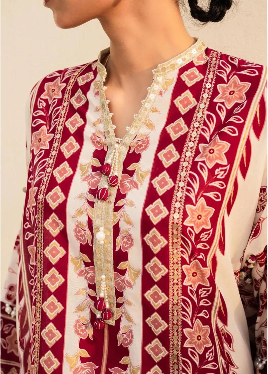 Muzlin By Sana Safinaz Embroidered Lawn Suits Unstitched 3 Piece SS23MZ 2A - Summer Collection