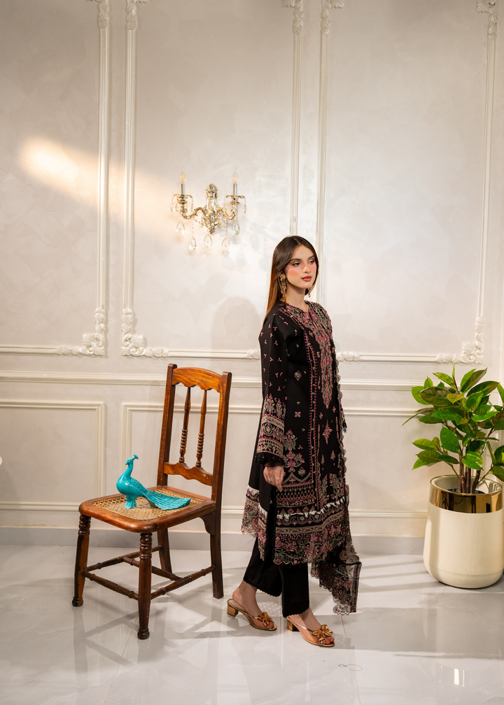 Aria By Meerak RTW Embroidered Lawn 3 Piece Suit Lael Festive Collection