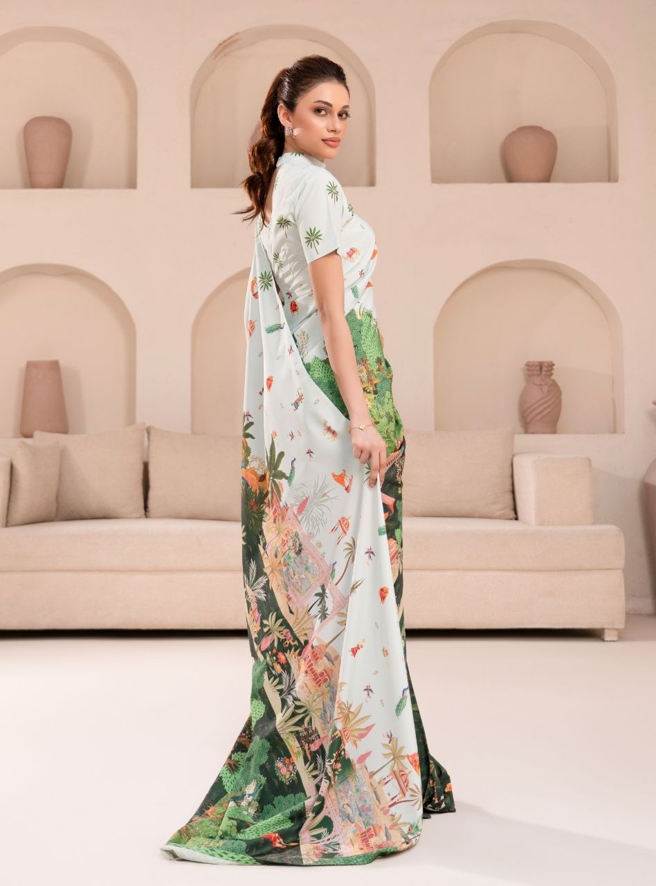 Irtiqa by Anayra Amal RTW Printed Raw Silk 2 Piece Suit Dastaan Festive Collection