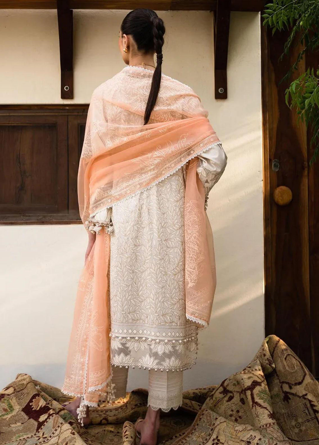 Muzlin By Sana Safinaz Embroidered Lawn Suits Unstitched 3 Piece SS23MZ 1B - Summer Collection