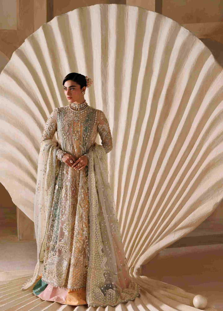 Sardinia Brides Unstitched Hand work Net 3 Piece Suit SR26UB Sorena 1807 - Wedding Collection