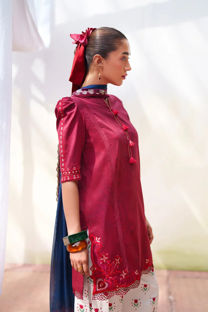 Laanem by Saira Rizwan Unstitched Embroidered Lawn 3 Piece Suit SR26ULL ELOWEN-B - Summer Collection