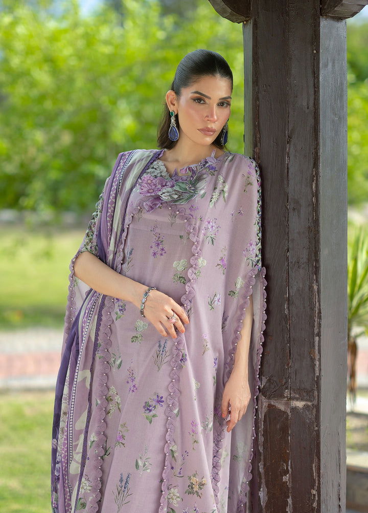 Bridgerton by Elaf Unstitched Printed Lawn 3 Piece Suit EL26ULB EPB-6A - Summer Collection