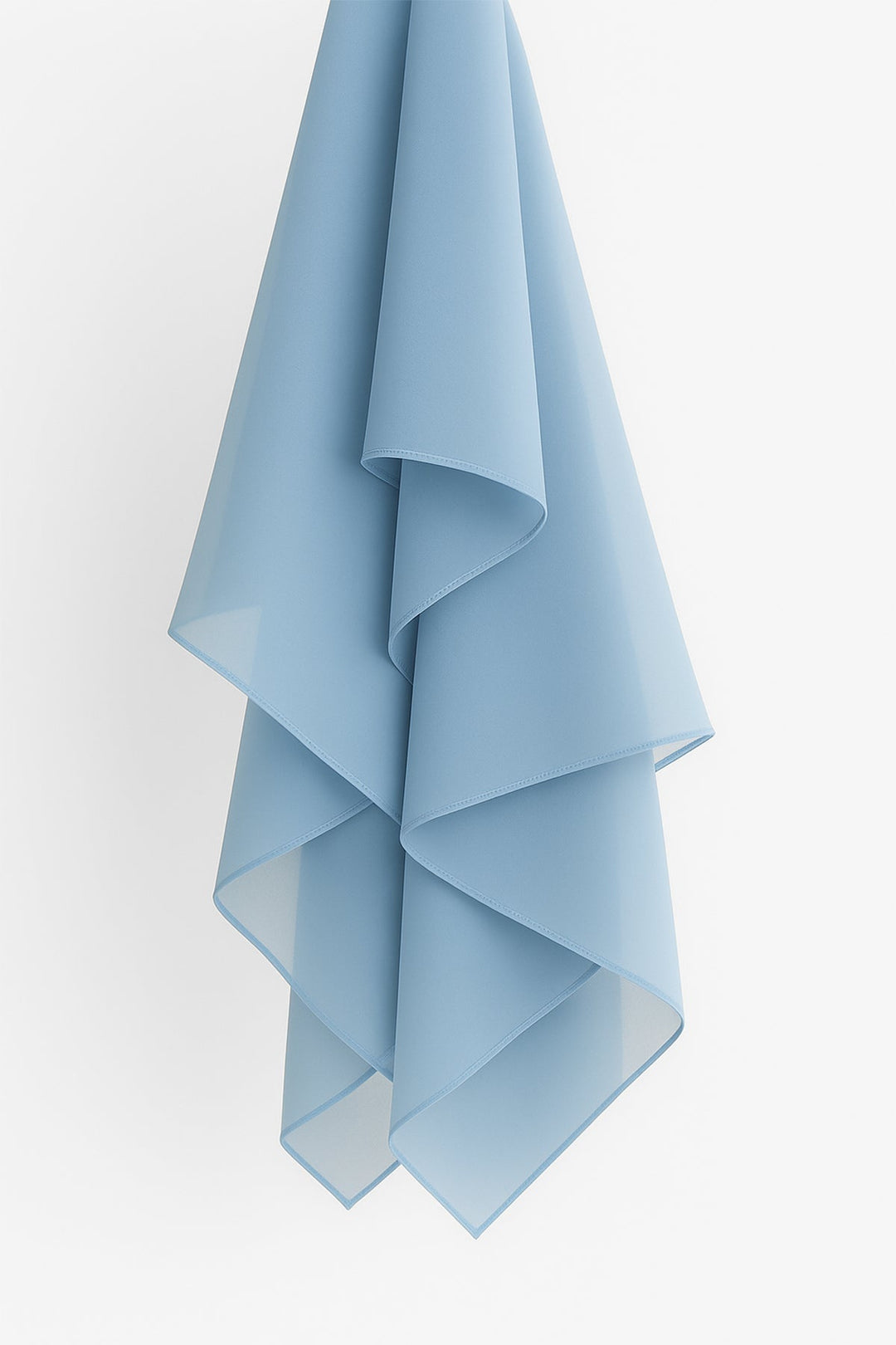 Divinely Crafted Chiffon Solids Hijab 1 Piece Sky Blue HJ-CHF-005 - Summer Collection