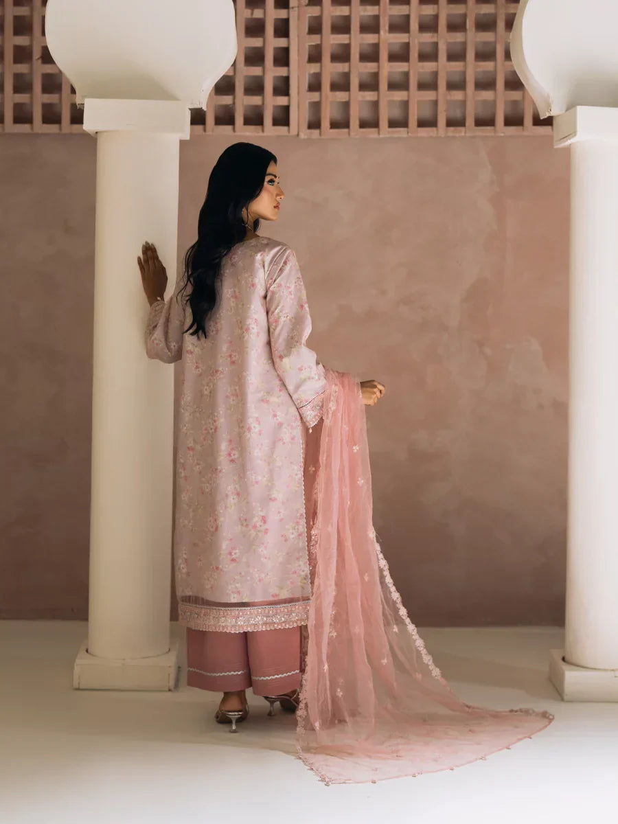 Salitex Unstitched Embroidered Chiffon 3 Piece Suit SUNS8CH522 Festive Collection