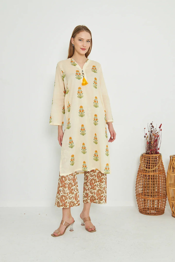 Dhaga Women Pret Printed 2 Piece Lawn Matching Separate FW24DSP0035 - Summer Collection