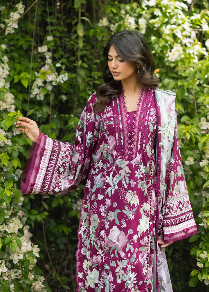 Bridgerton by Elaf Unstitched Printed Lawn 3 Piece Suit EL26ULB EPB-4B - Summer Collection