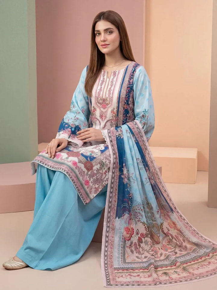 Salitex Women Unstitched Printed Lawn 3 Piece Suit SSW8U3P446 Casual Collection