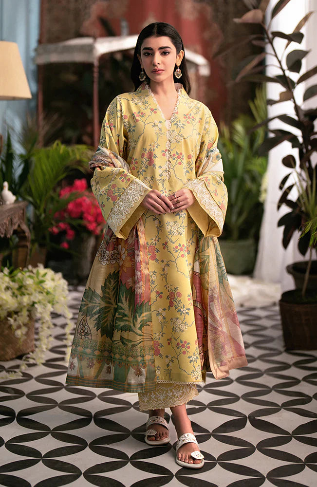 Afsanah by Seran Embroidered Lawn Suits Unstitched 3 Piece SRN24AF D-04 Nehan - Spring Summer Collection