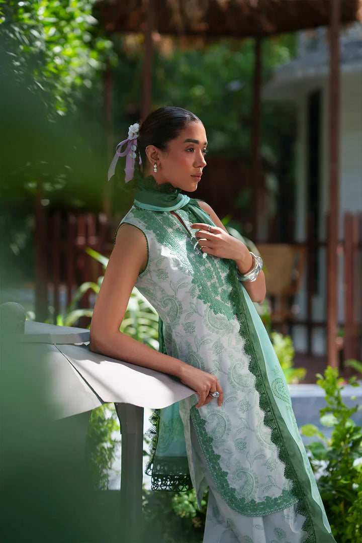 Laanem by Saira Rizwan Unstitched Embroidered Lawn 3 Piece Suit SR26ULL ZAREEN-B - Summer Collection