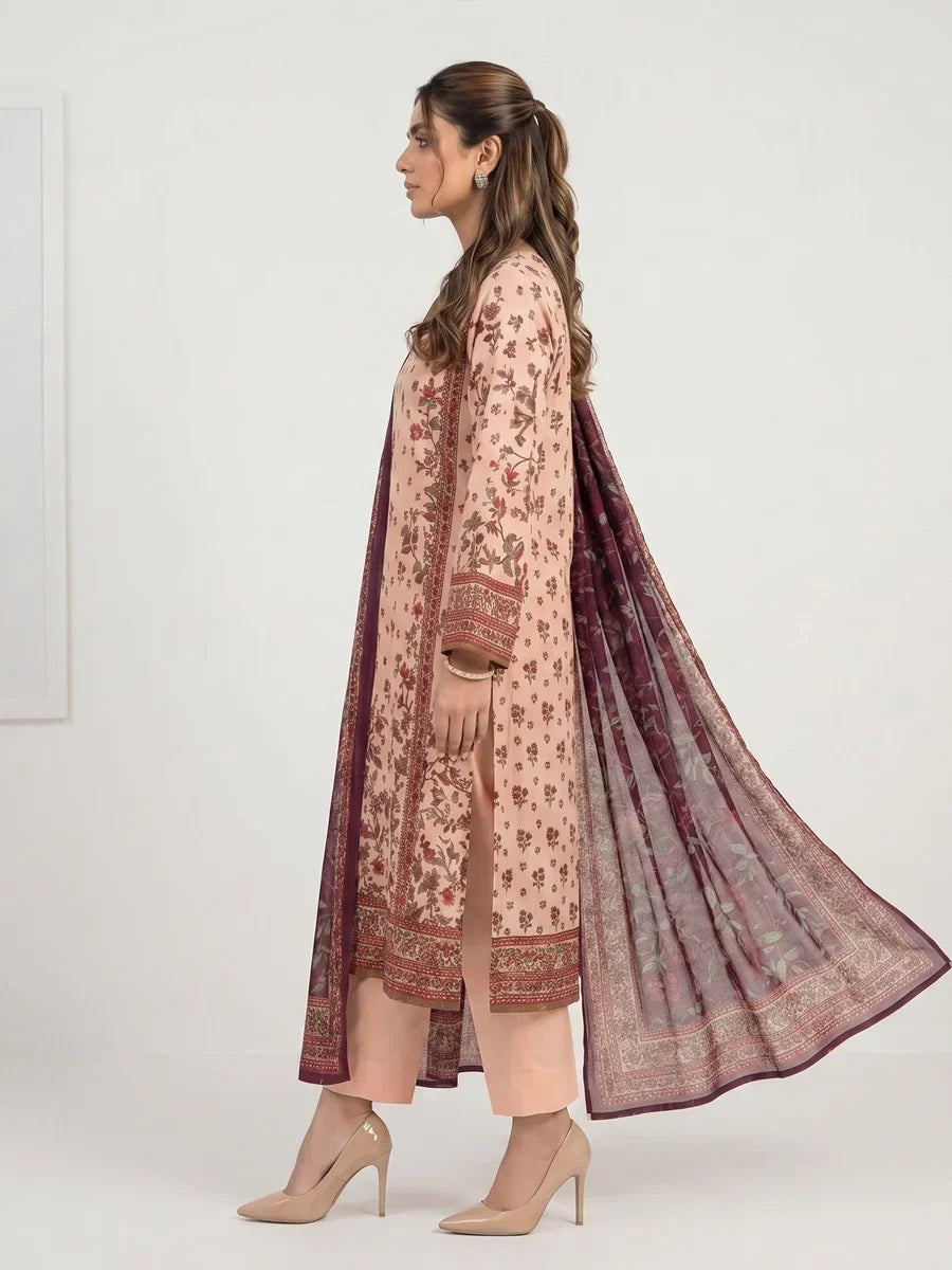 Salitex Unstitched Printed Lawn 3 Piece Suit SSW6U3P422 Summer Collection