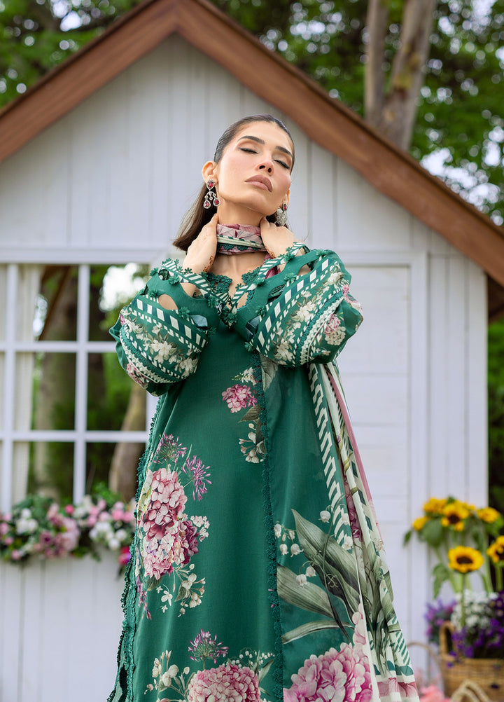 Bridgerton by Elaf Unstitched Printed Lawn 3 Piece Suit EL26ULB EPB-8B - Summer Collection