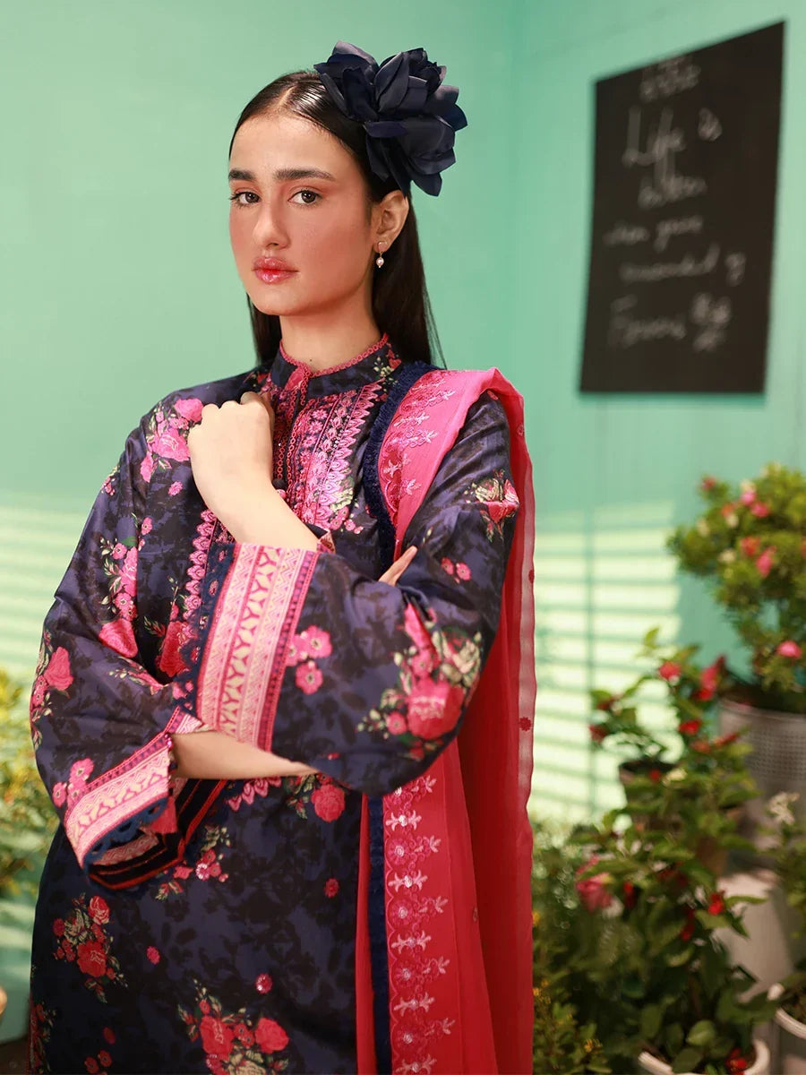 Salitex Women Embroidered Lawn 3 Piece Suit SUNS24AIZ014 - Summer Collection