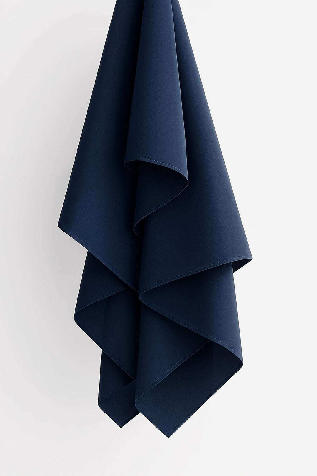 Divinely Crafted Chiffon Solids Hijab 1 Piece Navy HJ-CHF-004 - Summer Collection