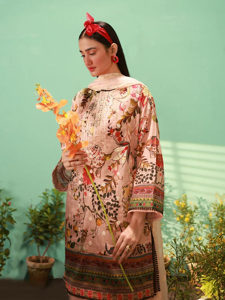 Salitex Women Embroidered Lawn 3 Piece Suit SUNS24AIZ016 - Summer Collection