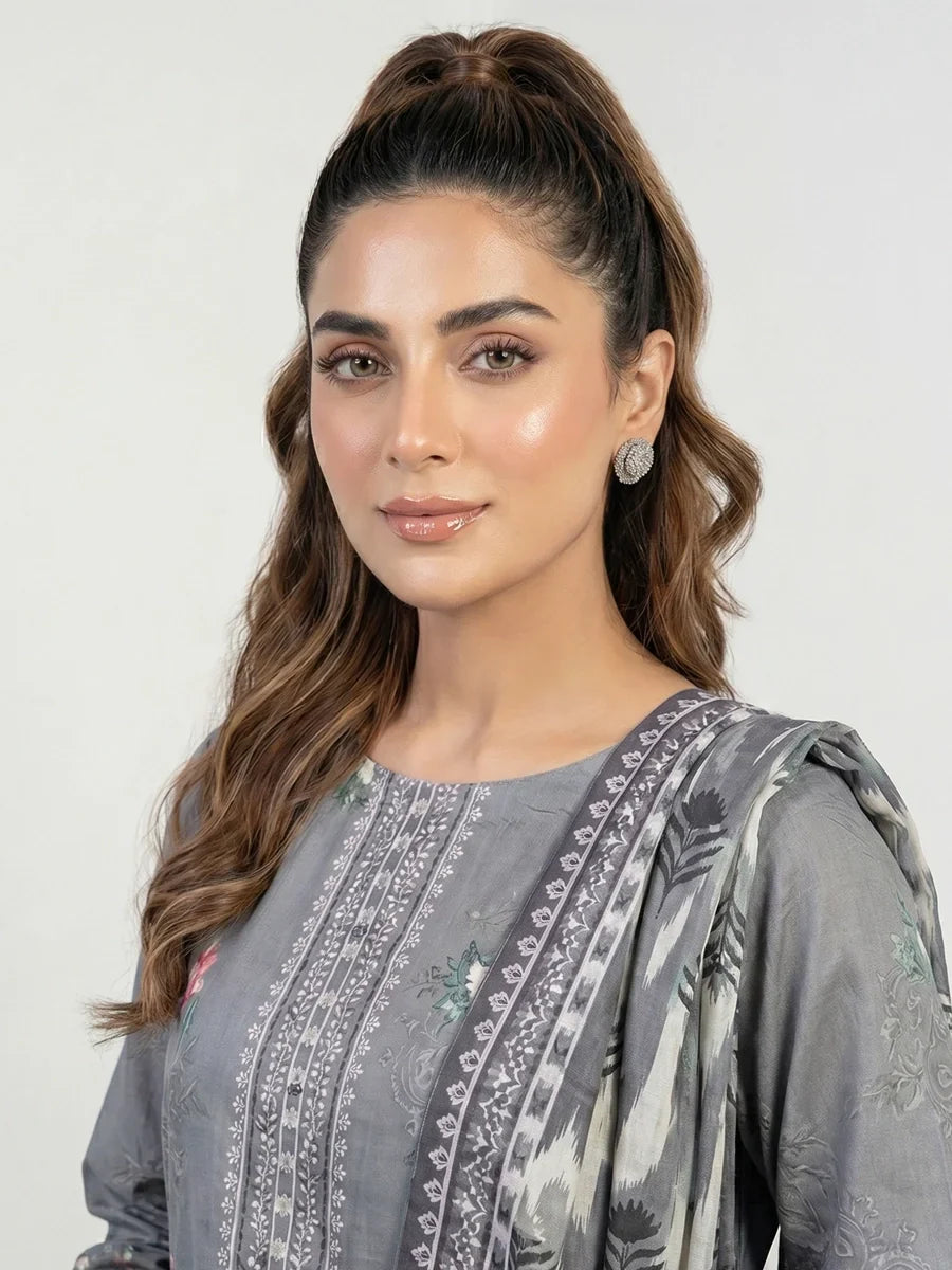 Salitex Unstitched Printed Lawn 3 Piece Suit SSW6U3P424 Summer Collection