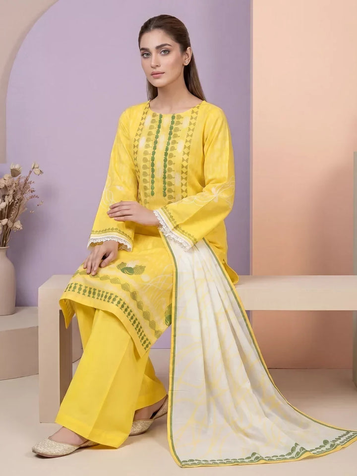 Salitex Women Unstitched Printed Lawn 3 Piece Suit SSW8U3P440 Casual Collection
