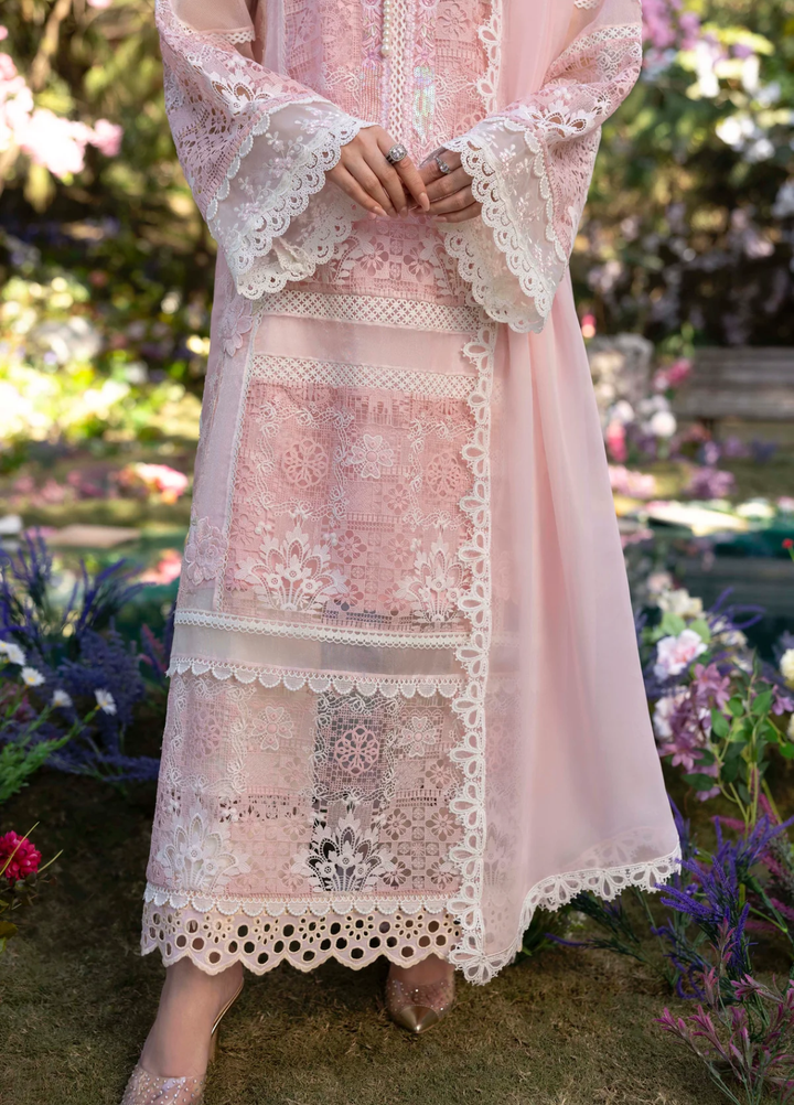 Sable Vogue Unstitched Embroidered Net 3 Piece Suit SV26UL SL-07-25 - Summer Collection